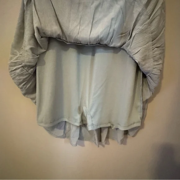 Sleeveless Tiered dress with shorts built in - Seagrass - Picture 8 of 11